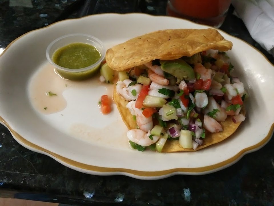 Tostada de Ceviche de