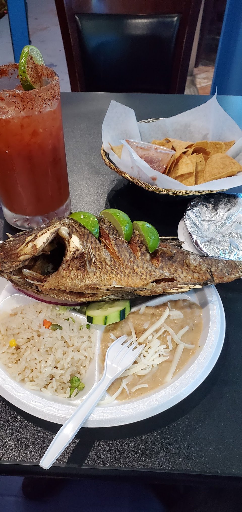 Mojarra Al Mojo de Ajo